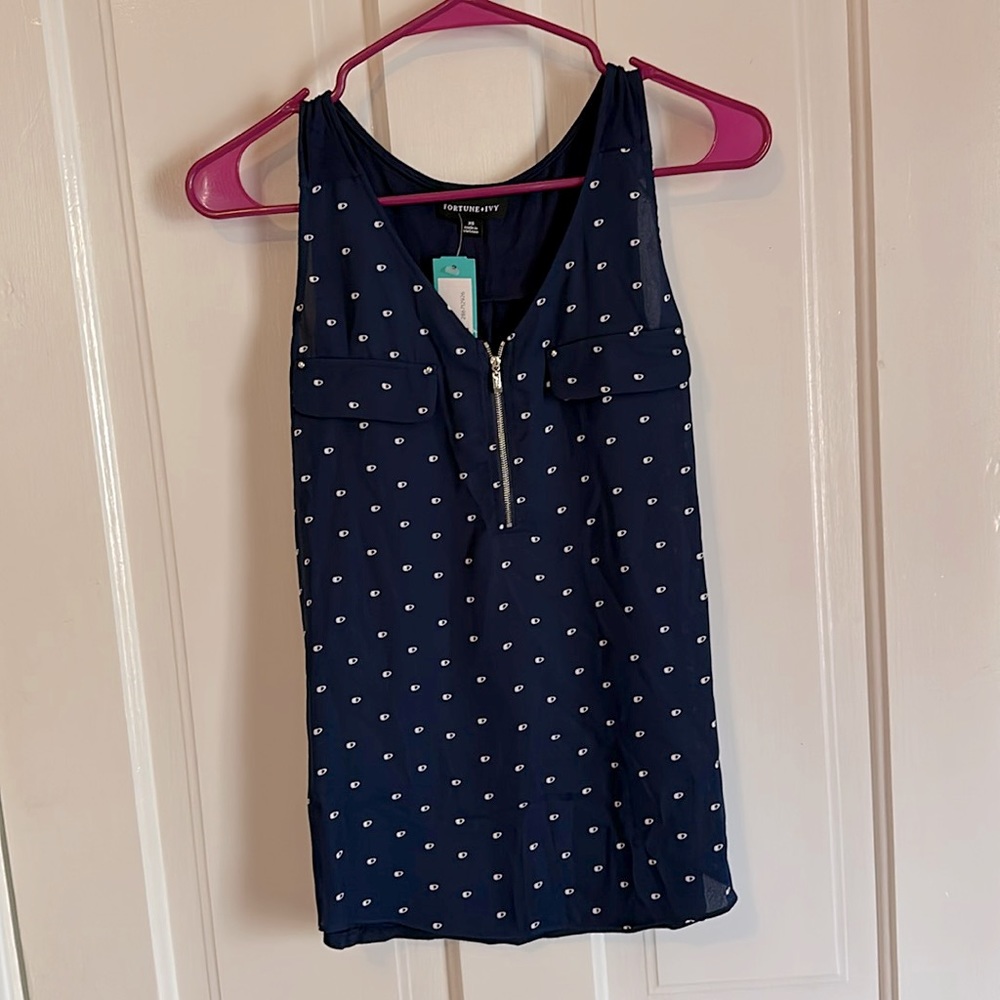 NWT navy tank
